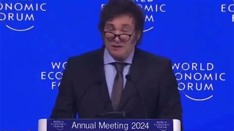 milei's 2024 davos talk